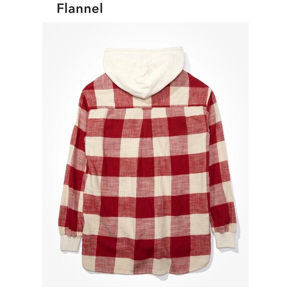 AE Oversized Flannel size Large - Picture 3 of 6